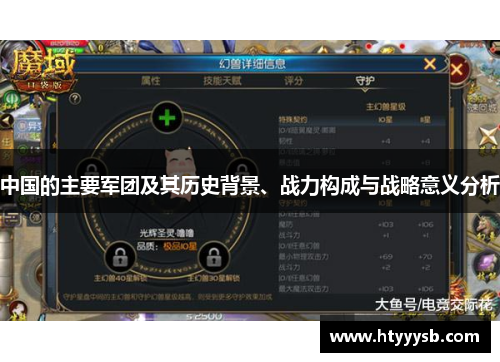 中国的主要军团及其历史背景、战力构成与战略意义分析
